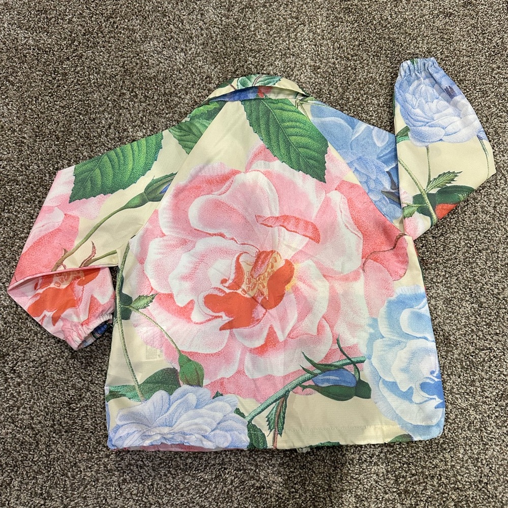 Kith kids floral unisex jacket size 3